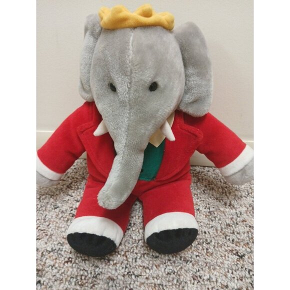 Babar The Elephant King GUND 1988-1991 Brunhoff Nelvana Ross 15" - Picture 2 of 4